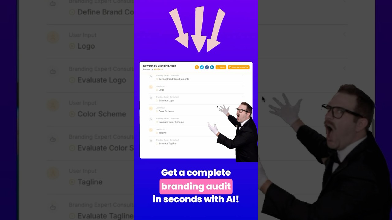 Get a comprehensive branding audit instantly with AI! #aiworkflow #chatgpt #aitools post thumbnail image