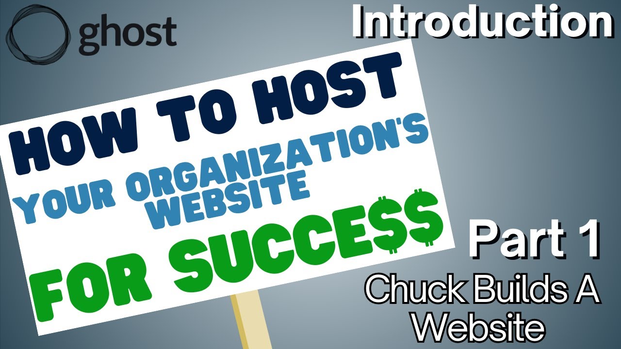 How to Build a Professional Website for an Organization | Part 1 – Chuck Builds A Website post thumbnail image