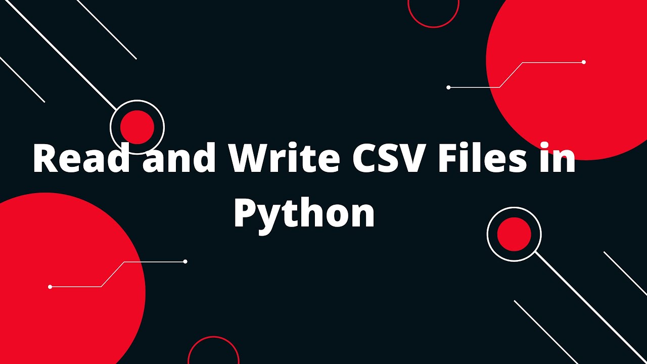 Python for Beginners #6: CSV File Handling – Read & Write CSV Files Easily! 📊✨ post thumbnail image