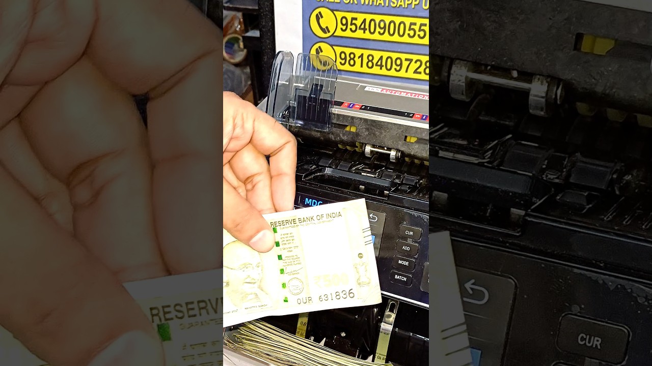 Best Note Counting Machine With Serial Number Recognition 💸✨ #shorts #notecountingmachine #trending post thumbnail image