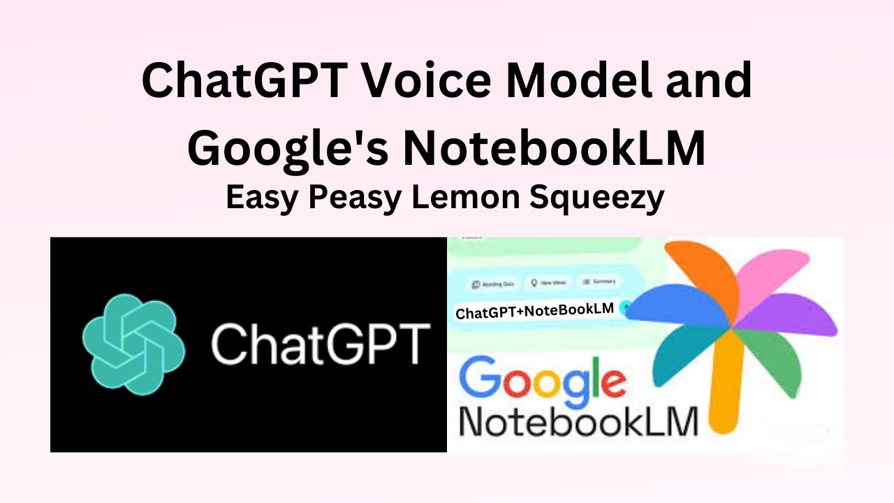 ChatGPT Voice Model and Google’s NotebookLM post thumbnail image