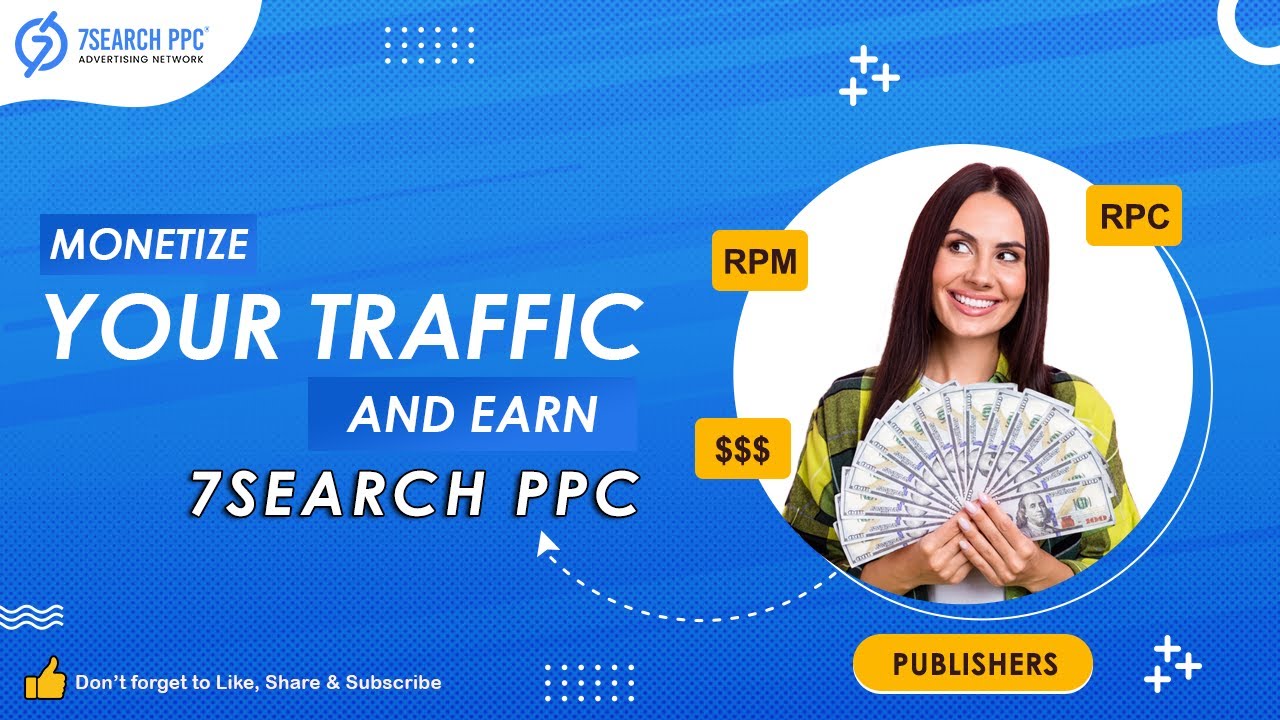 Monetize your traffic and start earning  with 7Search PPC💸 #publisher #earn #monetize #monetization post thumbnail image