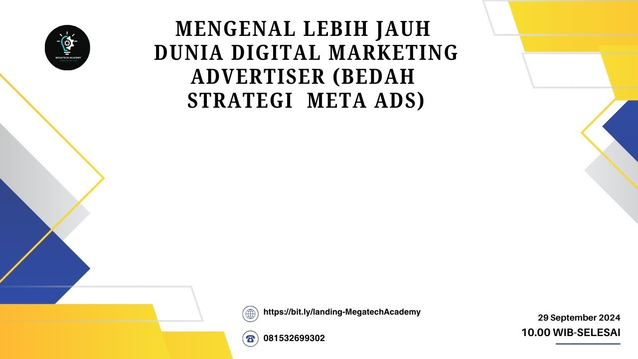 Mengenal Lebih Jauh Dunia Digital Marketing – Advertiser (Bedah Strategi Tiktok dan Meta Ads) post thumbnail image