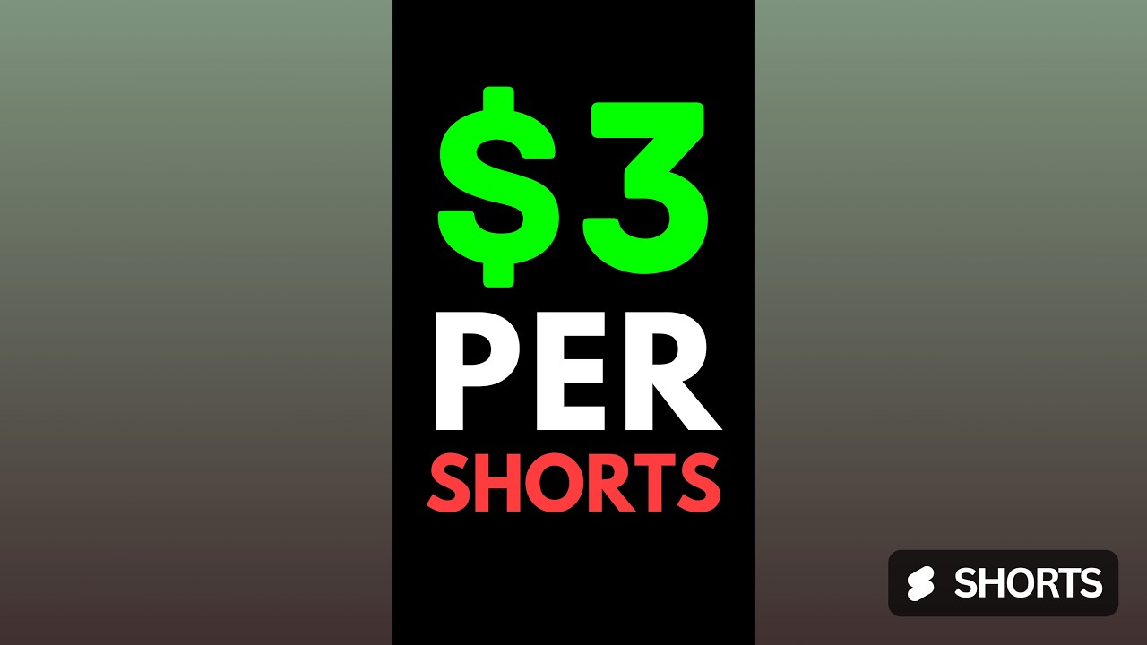 Earn $3.00 PER YOUTUBE SHORTS Watched – Make Money Online post thumbnail image