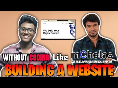 Website build without coding | building website like mcholas @madangowri | | CYBERBOSS TAMIZHAN post thumbnail image