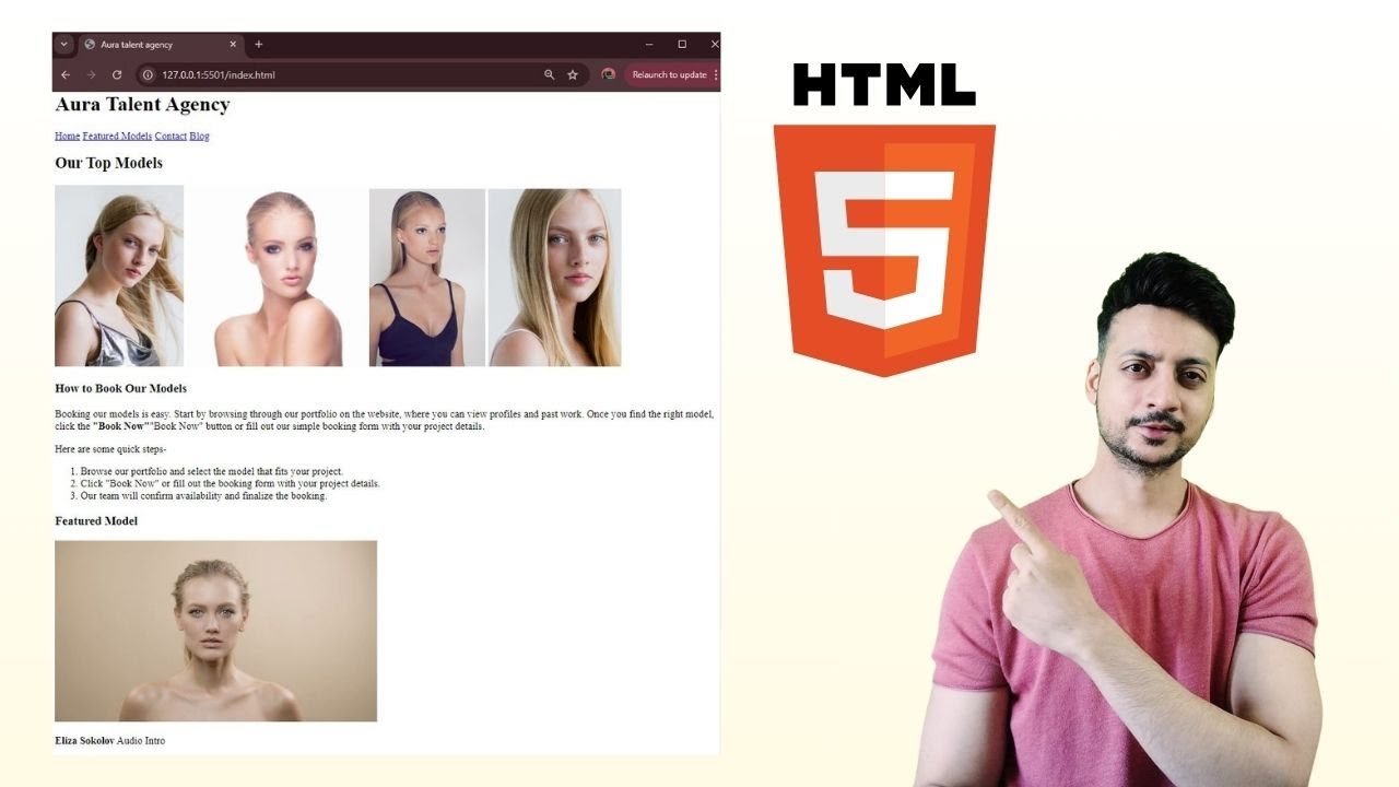 Learn HTML in 20 minutes | HTML beginners tutorial post thumbnail image