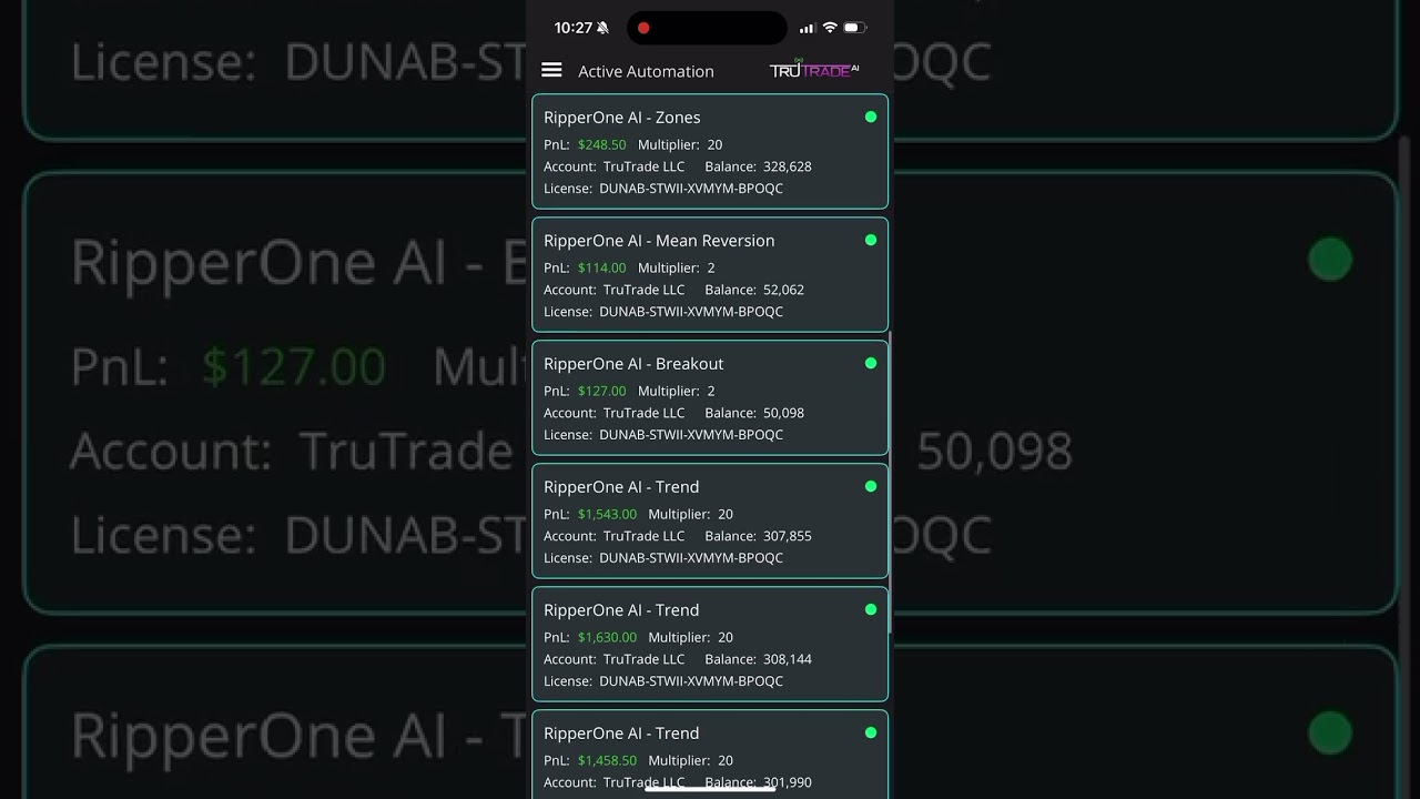 RipperONE AI Makes a Quick $13,892 On The Open – AI Based Automated Futures Trading – App Controlled post thumbnail image