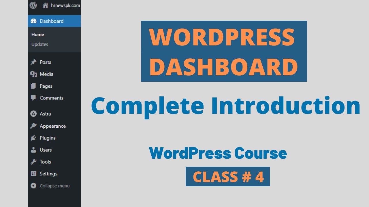 WordPress Dashboard Tutorial 2023 | Dashboard Complete Introduction post thumbnail image