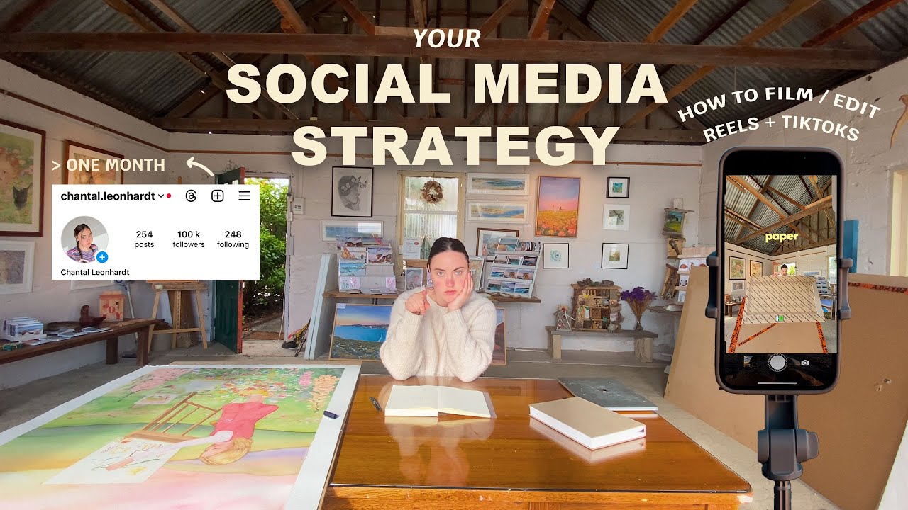 How to create a stand-out SOCIAL MEDIA STRATEGY for your small business + how to film & edit videos post thumbnail image