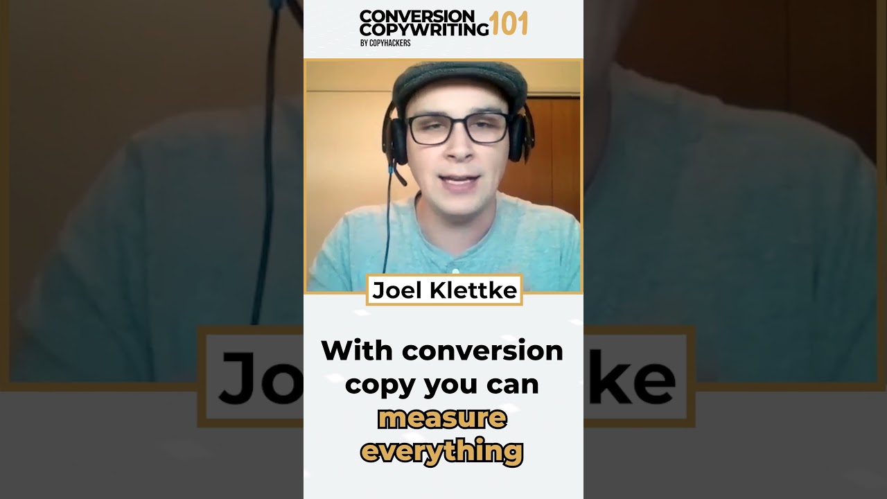 Conversion copy allows you to measure everything.  #copyhackers  #copywriting #freelancecopywriting post thumbnail image