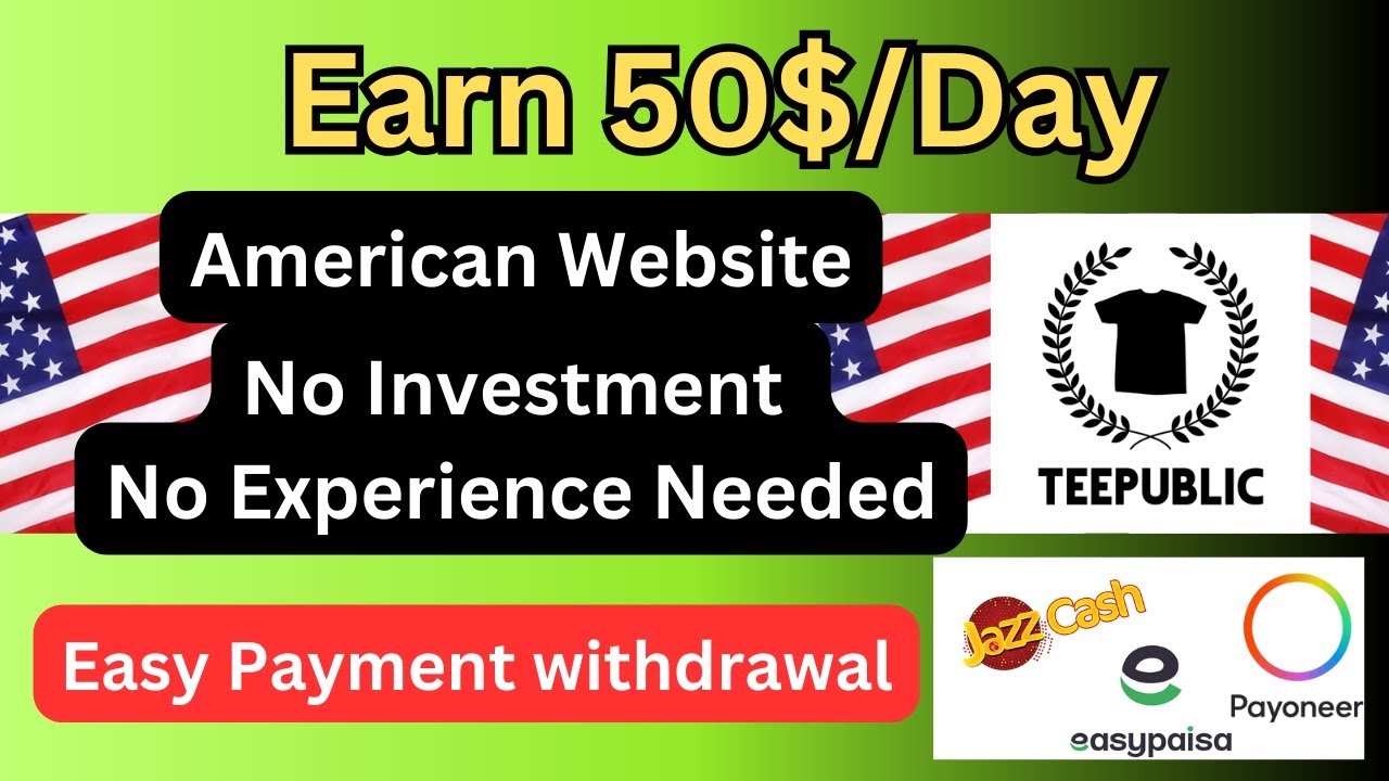 How to Earn Money Online Using TeePublic | American Best Website | No Investment No skills post thumbnail image