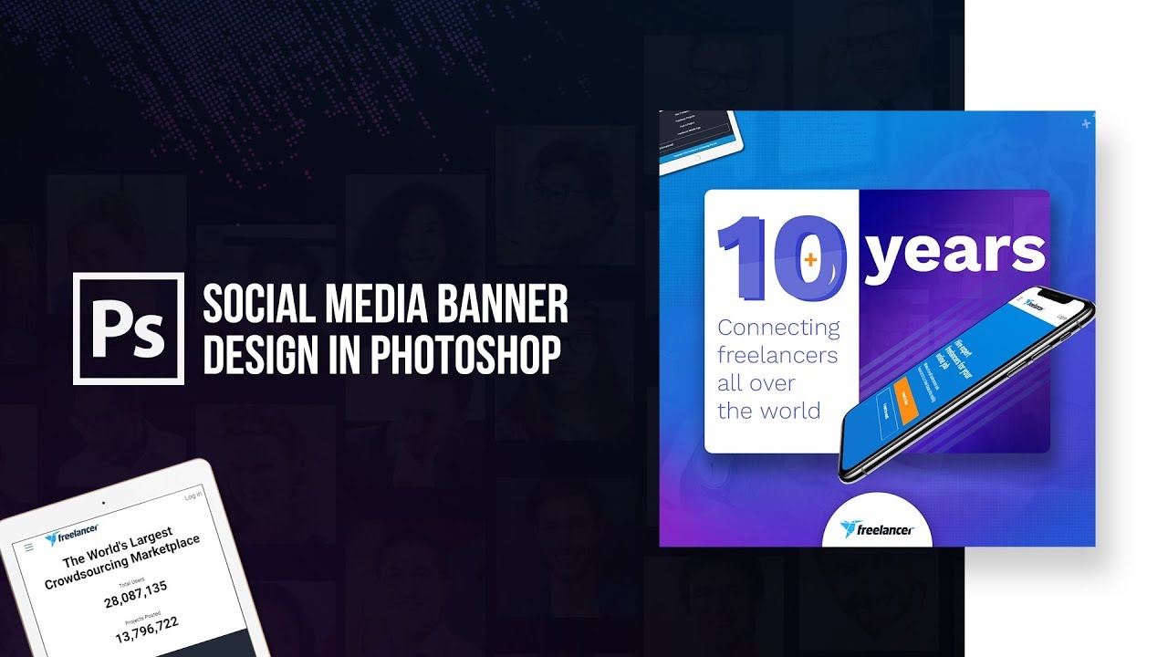 Social Media Banner Ad Design – Photoshop Tutorial post thumbnail image