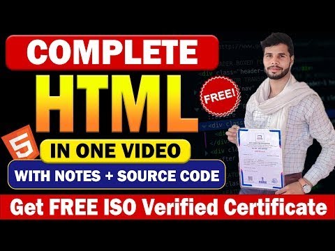 Complete HTML Tutorial for Beginners – in One Video (With Notes + Source Code ) 🔥🔥🔥 post thumbnail image