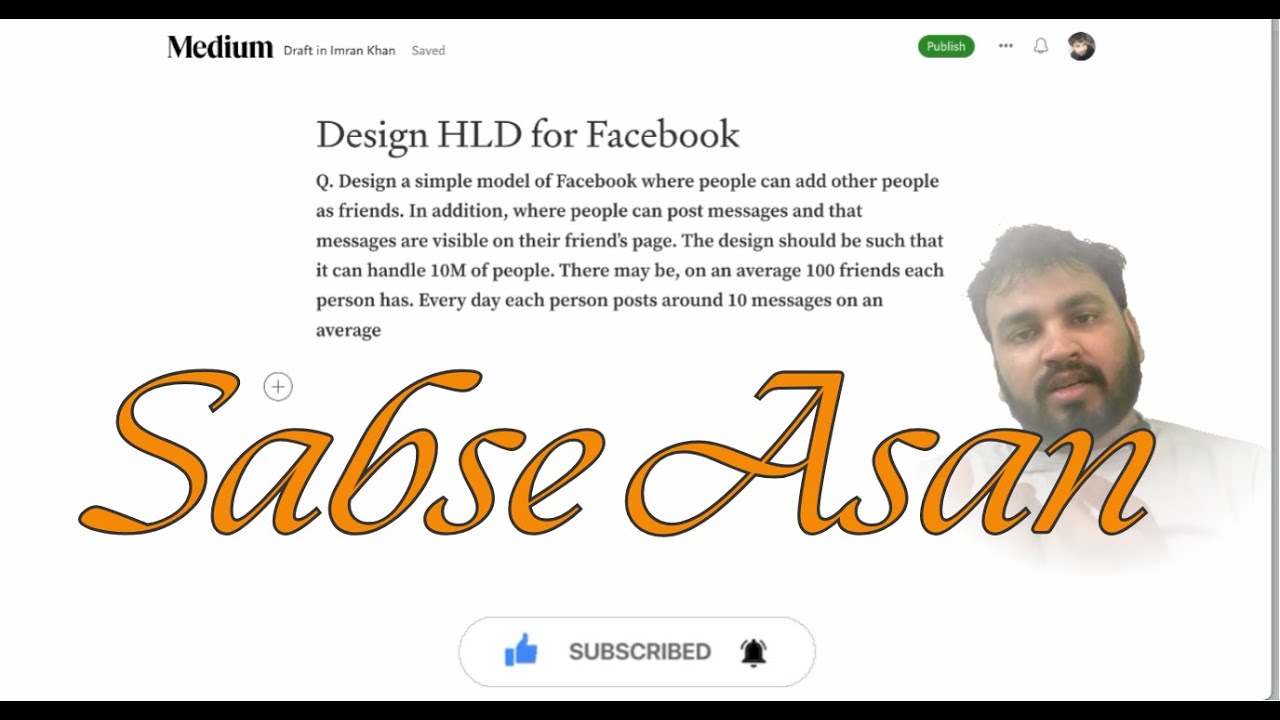 High-level Design For A Social Network Like Facebook In Hinglish | Interview Guide post thumbnail image