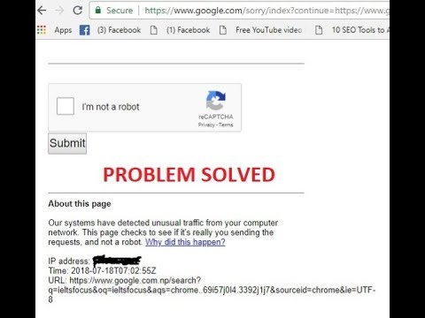 Google | Our systems have detected unusual traffic from your computer network fix post thumbnail image