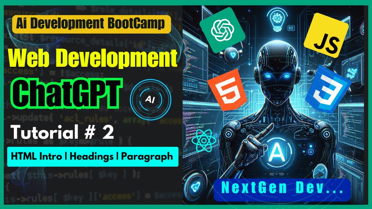 HTML Intro Headings, Paragraphs | Web Development with ChatGPT – Tutorial 2 post thumbnail image