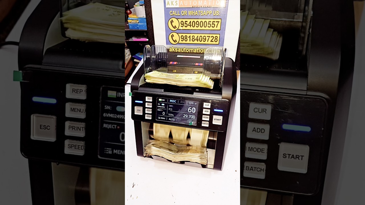 Best Mix Value Note Counting Machine in India 💸✨ #shorts #trending #mixvaluecountingmachine #viral post thumbnail image