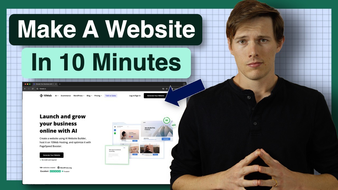 How To Make A Website Quickly Using AI w/free domain post thumbnail image