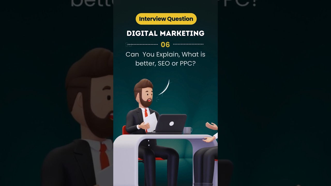 ✅ What is better, SEO or PPC? | Digital Marketing Interview Question and Answer for Beginners | SEO post thumbnail image