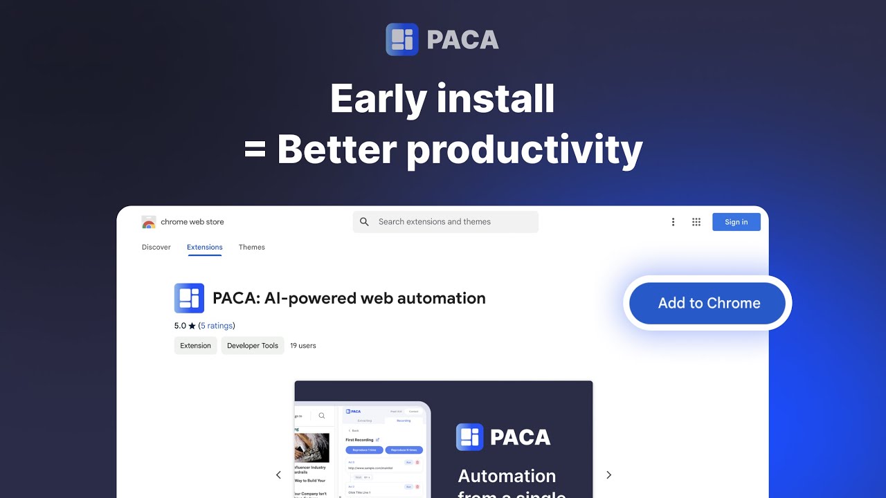 PACA Web Automation – One-click data scraping and workflow automation post thumbnail image