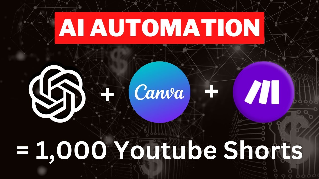 Make 1,000 YouTube Shorts with THIS AI Automation in 19 Mins! 🤯 (ChatGPT + Canva + Make) post thumbnail image