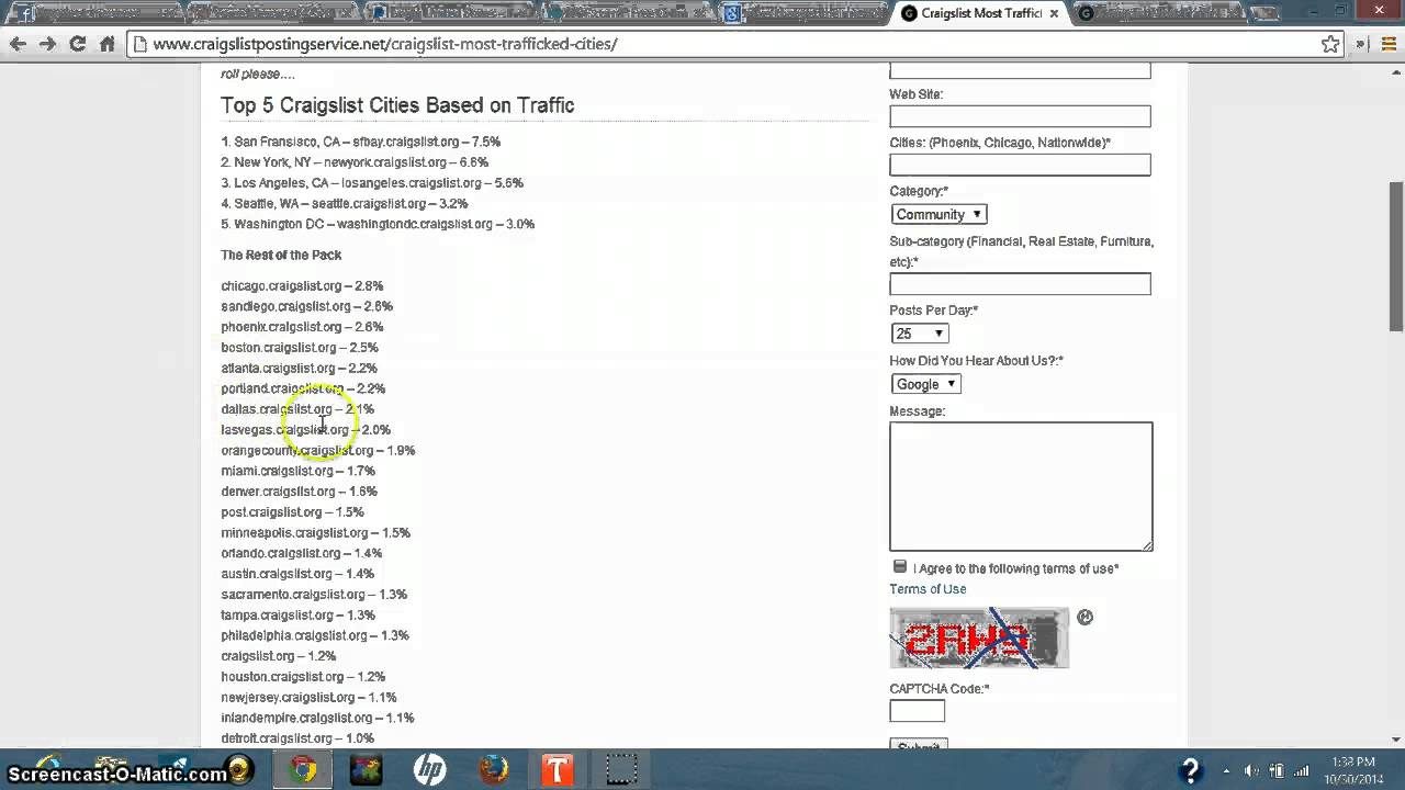 Cities That Get The Most Leads On Craigslist post thumbnail image