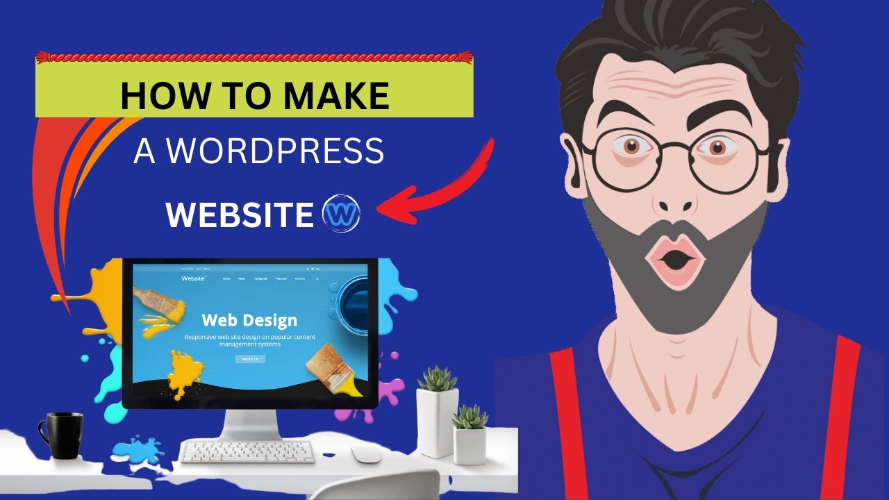 How to make a WordPress website in 10 Steps | Create a WordPress Website | Free WordPress Tutorial post thumbnail image