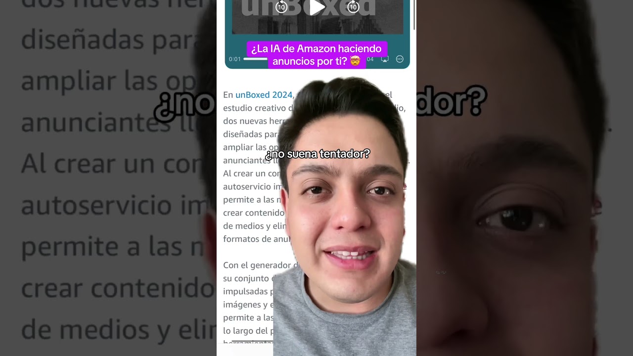 ¿La #ia de #amazon haciendo #anuncios por ti? 🤯 ¡Así es 2024! #ia #ai #publicidad #innovación post thumbnail image